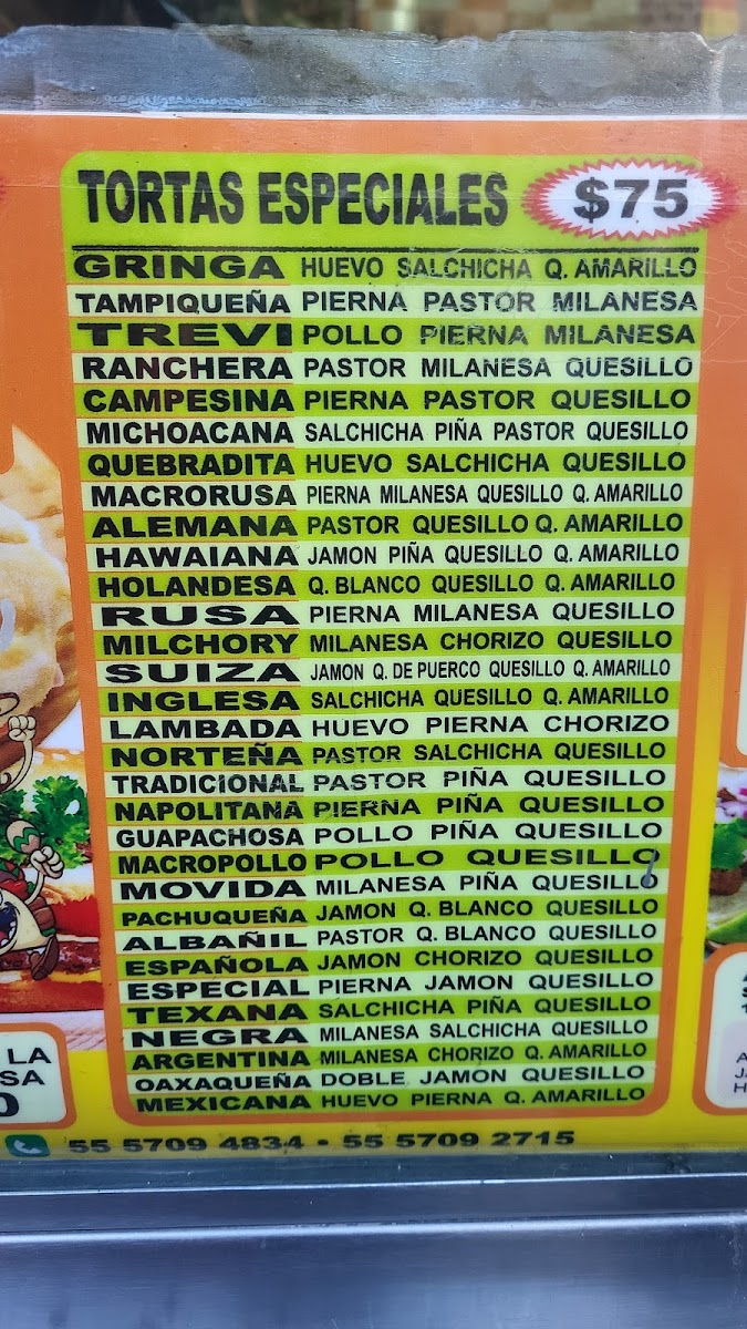 Tortería y Taquería Los Primos Menu - Image 5